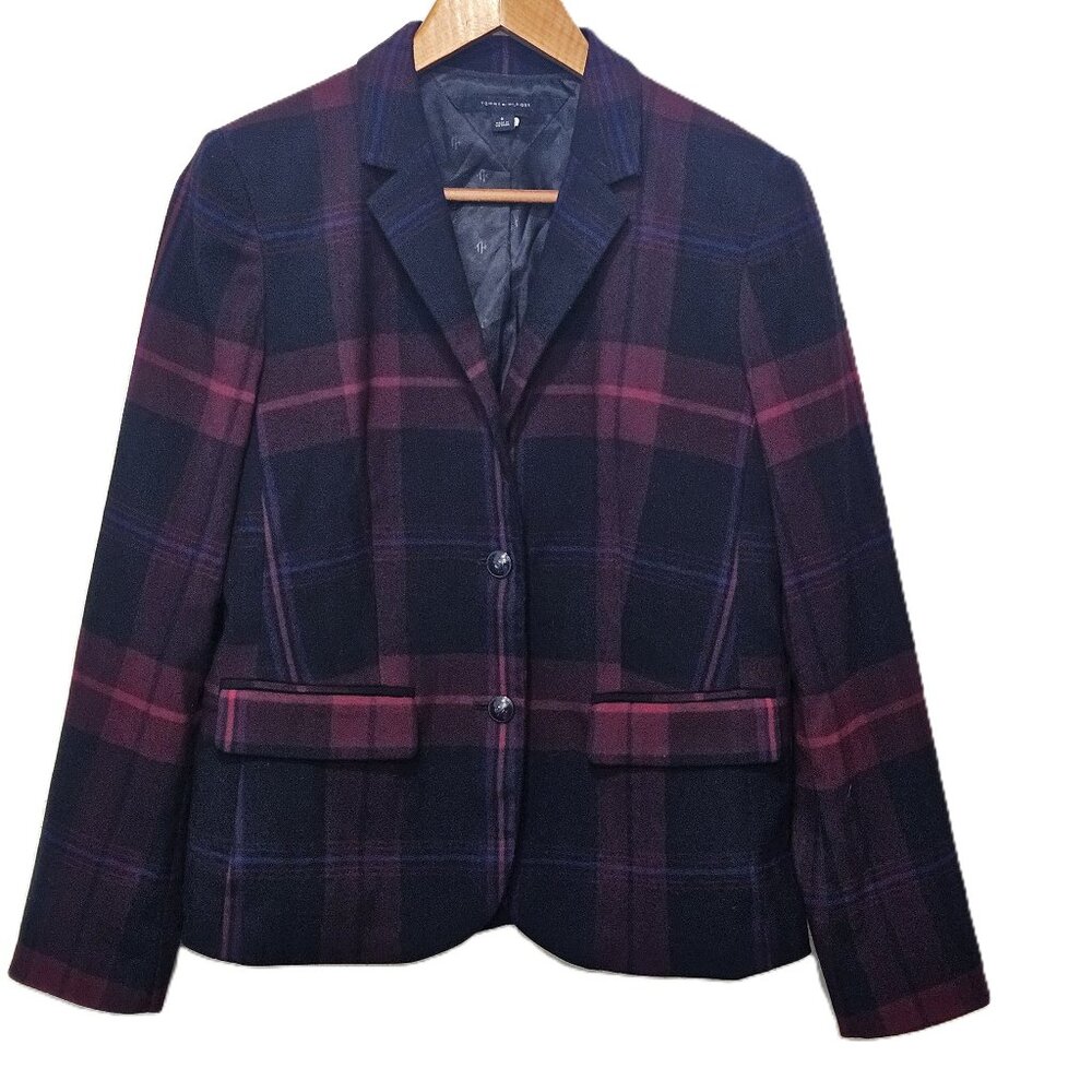 Tommy Hilfiger Plaid Blazer
